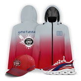 Custom Baseball Outerwear Hat and Shoes Combo Offer Personalized Combo ZH-E025023-14